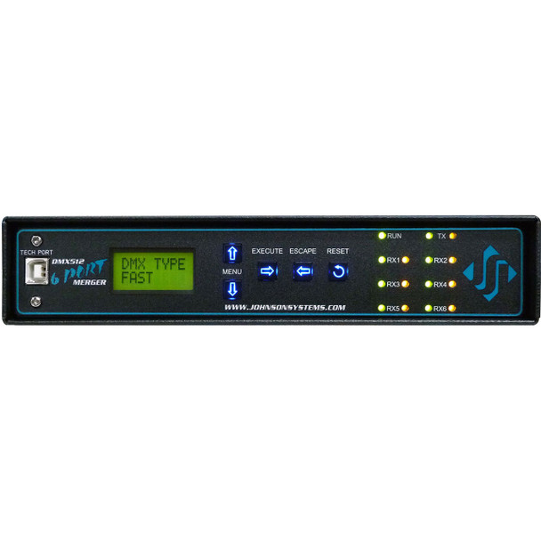 JSI DMX 6-Port Merger