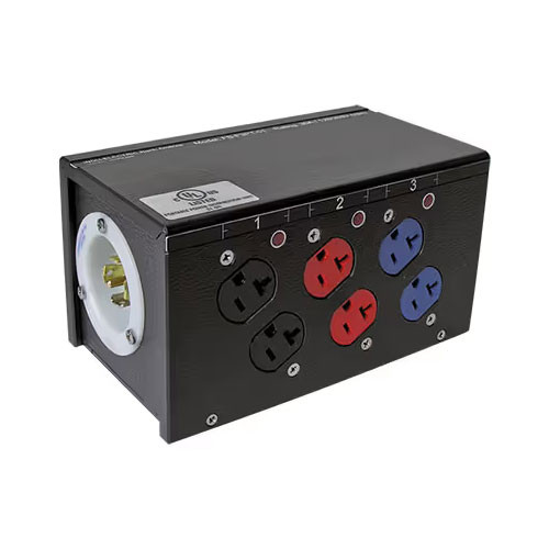 Floor Box  L21-30 Input to non-breakered 5-20