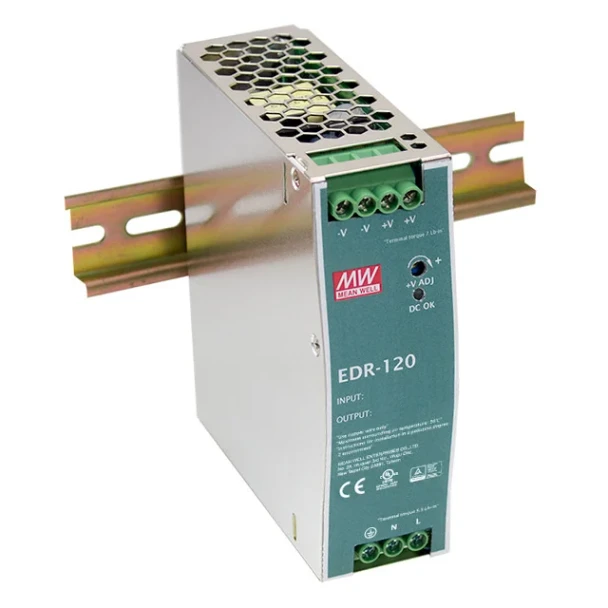 Mean Well EDR-120 DIN Rail Power Supply