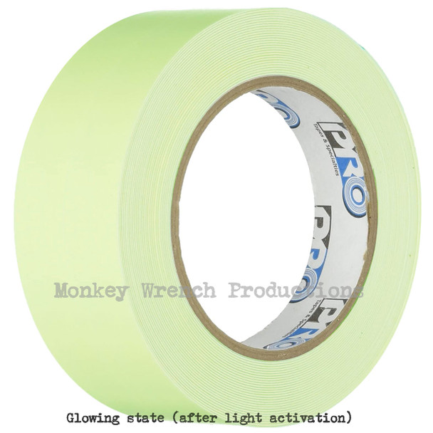 Pro-Glow Vinyl Tape 2 wide in glowing state