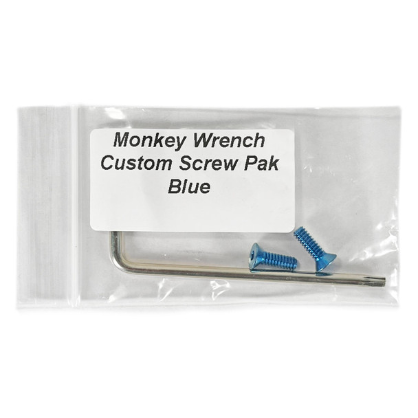 Colored Screw Pak packaging