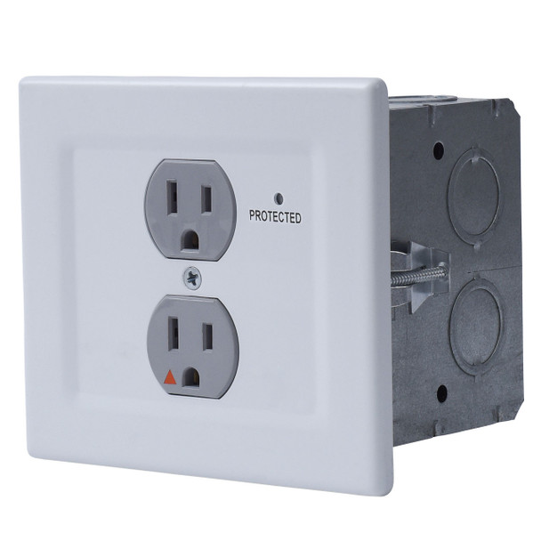 Chief EGX-SF2 Power Conditioned Wall Outlet 2-gang