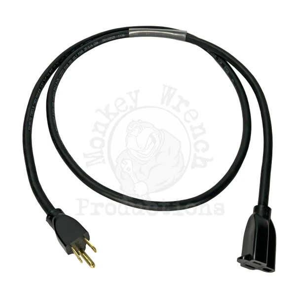 Edison Extension Cable 12/3 SJOOW  5 ft