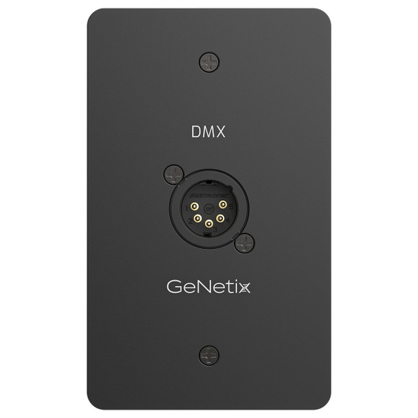 GeNetix Wall Mount 1-Port DMX Male Passthrough