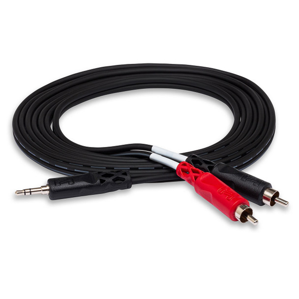 Hosa Stereo Breakout 3.5 mm TRS to Dual RCA