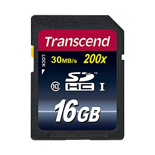Transcend SDHC UHS-1 Class 10 16GB Card