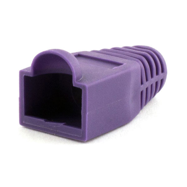 RJ-45 Color Coded Strain Relief Boot purple