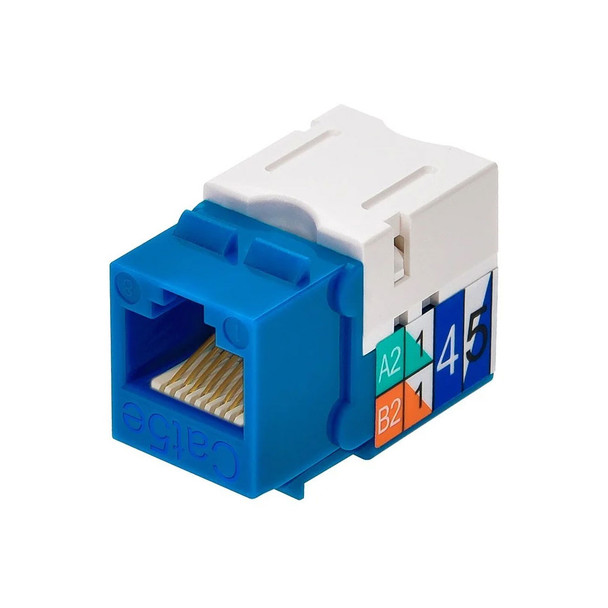 Keystone Jack CAT5e RJ45 blue