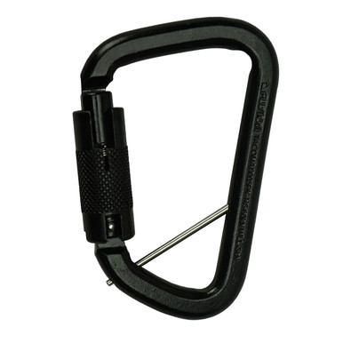 Fusion Climb Tacoma Steel Screw Lock Gate Modified D-shaped Carabiner Gold 5-Pac