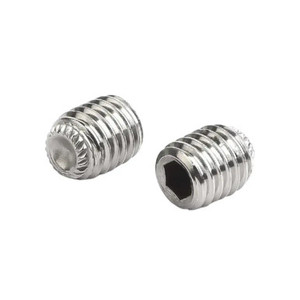 2 Knurled Stainless Steel Gas Block Set Screws 2 Knurled Stainless Steel Gas Block Set Screws