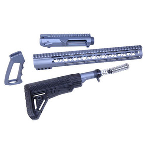 AR .308 Anodized Grey?ir Lok Series Complete Furniture Kit AR .308 Anodized Grey?ir Lok Series Complete Furniture Kit