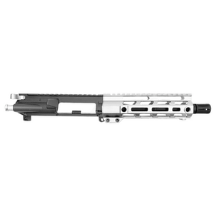 5.56 NATO Silver Complete Pistol Upper w Nitride Bolt Carrier Group