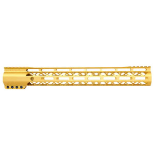 Anodized Gold 15 Air Lok Series Full Rail Handguard Anodized Gold 15 Air Lok Series Full Rail Handguard