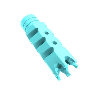 AR-15 Robins Egg Blue Cerakote Shark Muzzle Brake AR-15 Robins Egg Blue Cerakote Shark Muzzle Brake