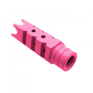 AR-15 Pink Cerakote Shark Muzzle Brake AR-15 Pink Cerakote Shark Muzzle Brake
