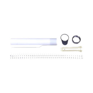 AR-15 Arctic White Buffer Tube Kit AR-15 Arctic White Buffer Tube Kit