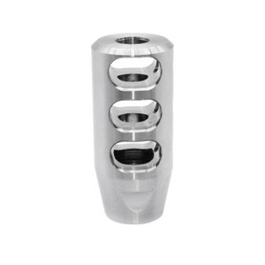 AR-10 LR-308 58X24 Compact Stainless Steel Polished Muzzle Brake AR-10 LR-308 58X24 Compact Stainless Steel Polished Muzzle Brake