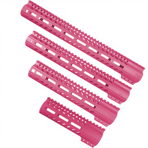 AR-15 Pink Cerakote M-Lok Super Slim Light Free Floating Handguard AR-15 Pink Cerakote M-Lok Super Slim Light Free Floating Handguard