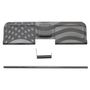 AR-10LR-308 Dust Cover w Flag Engraving