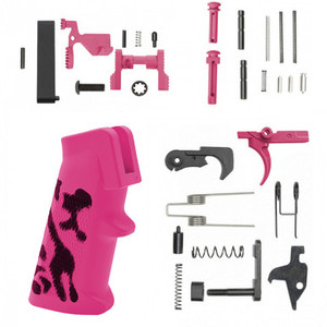 AR-15 Pink Camo Cerakote Enhanced Lower Parts Kit AR-15 Pink Camo Cerakote Enhanced Lower Parts Kit