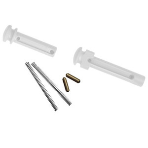 AR Bright White Cerakote Extended Takedown Pin Set