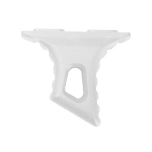 Bright White Cerakote Small Angled Mlok Hand Stop Bright White Cerakote Small Angled Mlok Hand Stop