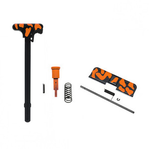 AR-15 Cerakote Hunter OrangeBlack Charging Handle AR-15 Cerakote Hunter OrangeBlack Charging Handle
