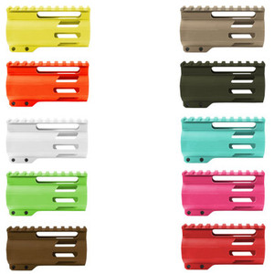 AR-15 Colored Cerakote 4 M-Lok Super Slim Free Float Handguard AR-15 Colored Cerakote 4 M-Lok Super Slim Free Float Handguard