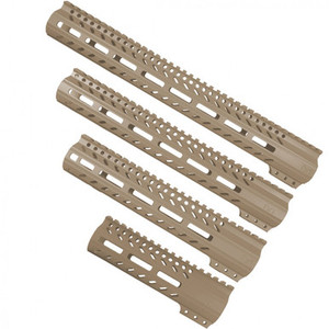 AR-15 Flat Dark Earth M-LOK Free Float Handguard AR-15 Flat Dark Earth M-LOK Free Float Handguard