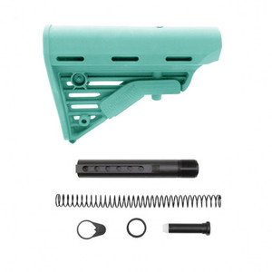 AR-15 Robins Egg Blue Cerakote Blackhawk Buffer Tube Kit AR-15 Robins Egg Blue Cerakote Blackhawk Buffer Tube Kit