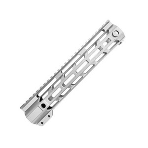 AR-15 10" Silver MLOK Full Rail Hand Guard AR-15 10" Silver MLOK Full Rail Hand Guard