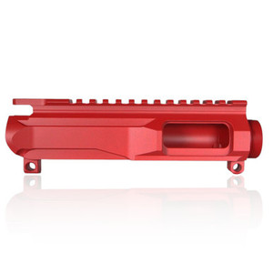 AR15 9mm Red PCC Slick Side Billet Upper Receiver AR15 9mm Red PCC Slick Side Billet Upper Receiver