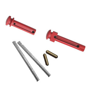 AR-15 Cerakote Red Extended Takedown Pin Set AR-15 Cerakote Red Extended Takedown Pin Set