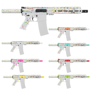 AR-15 5.56 NATO Custom Cerakote 10.5 Colored Splatter Pistol Build Kit