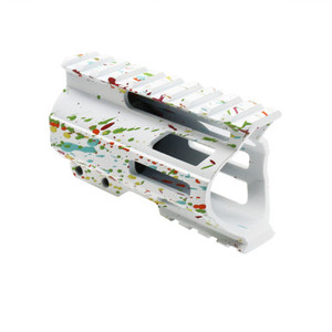 AR-15 Cerakote White Birthday Splatter 4 M-Lok Handguard AR-15 Cerakote White Birthday Splatter 4 M-Lok Handguard