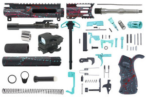 AR-15 5.56 Splatter X robins Ultimate Pistol Complete Build Kit