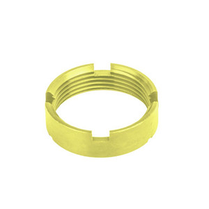 AR-15 Lemon Zest Yellow Mil Spec Castle Nut