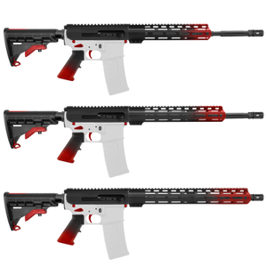 AR-15 5.56 NATO 16" Side Charging Red Gradient Build Kit AR-15 5.56 NATO 16" Side Charging Red Gradient Build Kit