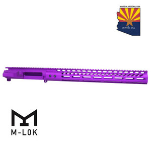 AR-15 Purple Upper Receiver & 15" Ultralight Series M-LOK Handguard Combo Set AR-15 Purple Upper Receiver & 15" Ultralight Series M-LOK Handguard Combo Set