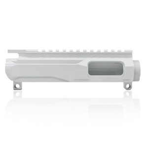 AR-15 9mm White PCC Billet Upper Receiver AR-15 9mm White PCC Billet Upper Receiver