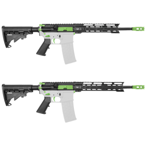 AR-15 5.56 NATO 16 Cerakote Zombie Green Enhanced Carbine Build Kit AR-15 5.56 NATO 16 Cerakote Zombie Green Enhanced Carbine Build Kit