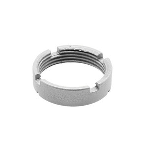 AR-15 Cerakote Glacier Silver Mil Spec Castle Nut AR-15 Cerakote Glacier Silver Mil Spec Castle Nut