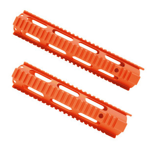 AR15 Cerakote Hunter Orange Quad Rail Free Float Handguard AR15 Cerakote Hunter Orange Quad Rail Free Float Handguard