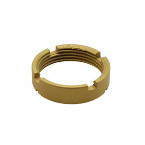 AR-15 Cerakote Gold Mil Spec Castle Nut AR-15 Cerakote Gold Mil Spec Castle Nut