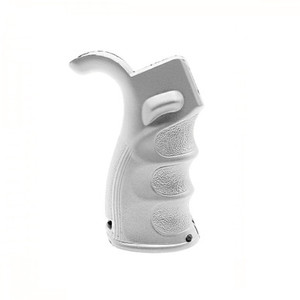 AR-15 Cerakote Silver Glacier Beavertail Pistol Grip AR-15 Cerakote Silver Glacier Beavertail Pistol Grip