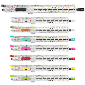 AR-15 Custom Colored Cerakote Splatter 16 inch Assembled Carbine Uppers