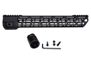 AR-15 Black Anodized MLOK Shark Hand Guard AR-15 Black Anodized MLOK Shark Hand Guard