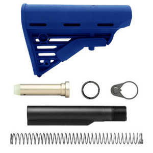 AR-15 Blue Flame Cerakote Blackhawk Buffer Tube Kit AR-15 Blue Flame Cerakote Blackhawk Buffer Tube Kit