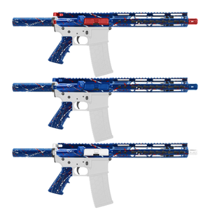 AR-15 5.56 NATO 10.5'' Cerakote Blue Flame USA Splattered Pistol Kit AR-15 5.56 NATO 10.5'' Cerakote Blue Flame USA Splattered Pistol Kit