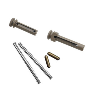 AR-15 Cerakote Flat Dark Earth FDE Extended Takedown Pin Set AR-15 Cerakote Flat Dark Earth FDE Extended Takedown Pin Set